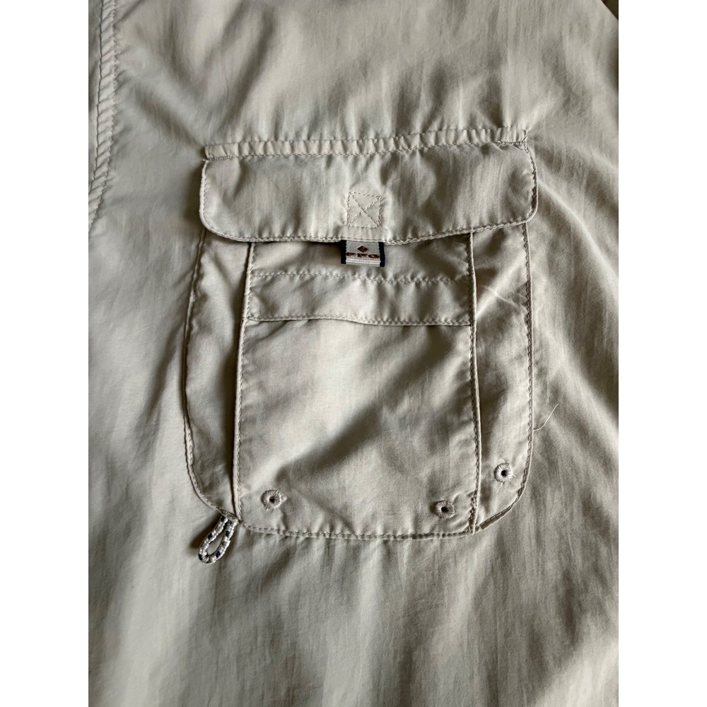Columbia PFG Bahama II Long Sleeve Fishing Shirt Tan Sz XL- EUC- FM7048 - Picture 6 of 14